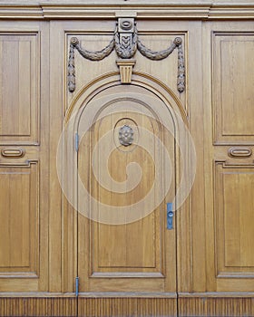 Vintage wooden door, Dresden, Germany