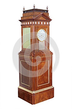 Vintage wooden floor clock