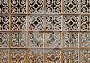 vintage wooden grille decorative panel abstract background pattern