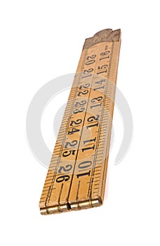 Vintage wooden ruler