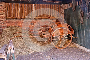 Vintage wooden wagon