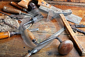 Vintage woodworking tools