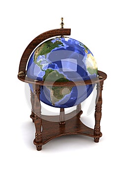 Vintage World Globe