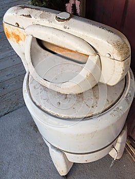 Vintage wringer washing machine