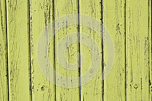 Vintage yellow faded natural wood