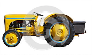 Vintage Yellow Tractor