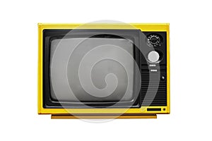 Vintage Yellow TV