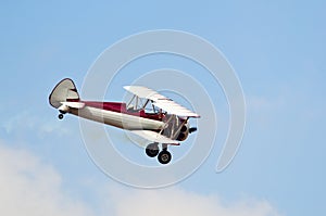 Vintagebiplane fly past