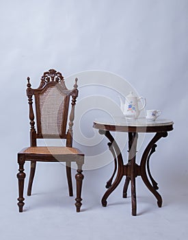 Vintages chair and table