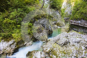 Vintgar gorge, Slovenia, Beautiful environmental place