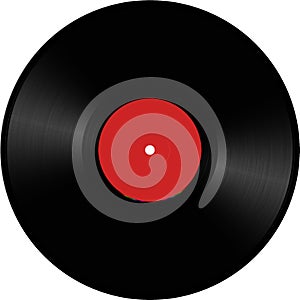 Vinyl disc illustration