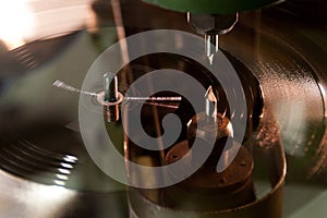 Vinyl disc production