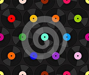 Vinyl record background.