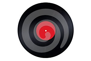 Vinyl Record Red Label