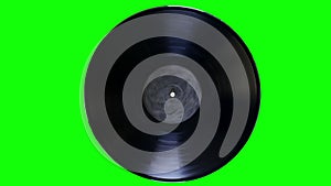 Vinyl Record is Rotating