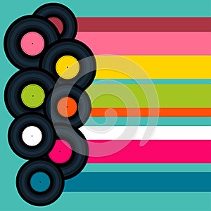 Vinyl record Vector illustration