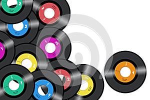 Vinyl records photo