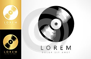 Vinyl records logo photo