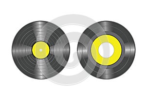 Vinyl records vector