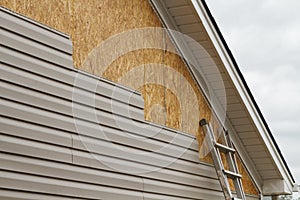 Vinyl Siding Installation On A House In The South