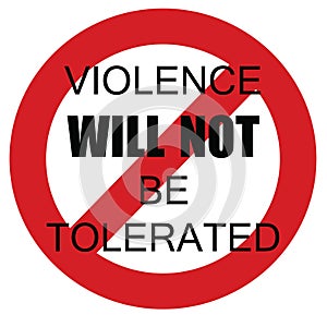 Violence zero tolerance