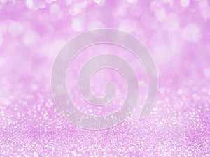 Violet abstract glitter background with bokeh. lights blurry soft pink for the romance background, light bokeh holiday party back