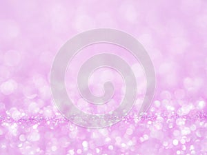 Violet abstract glitter background with bokeh. lights blurry soft pink for the romance background, light bokeh holiday party