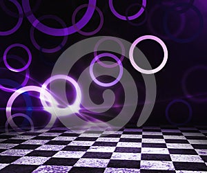 Violet Abstract Stage Background