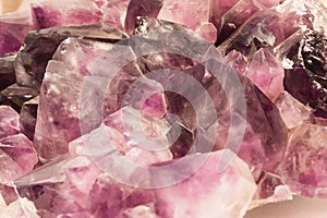 Violet Amethyst Crystals photo