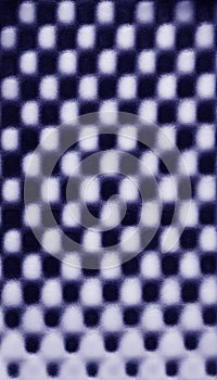 Violet blue abstract foam chess pattern texture background