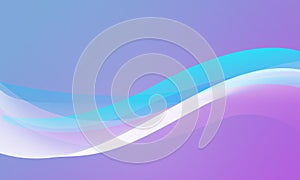 violet blue color lines curves wave abstract background for artwork design