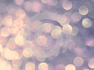 Violet blue pastel Bokeh winter Christmas lights background photo