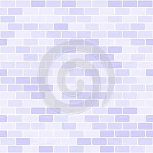 Violet brick wall pattern. Seamless vector brick background