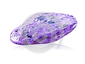 Violet charoite gemstone