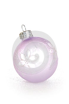 violet Christmas decoration