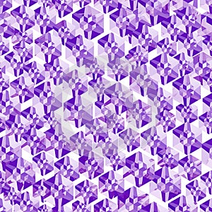 Violet crystal geometric background