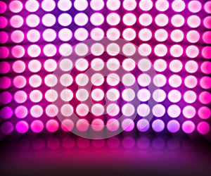 Violet Dance Disco Lights Stage Background