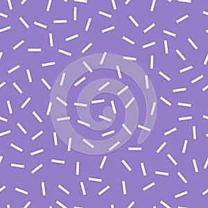 Violet fabric design pattern - seamless vector dashes