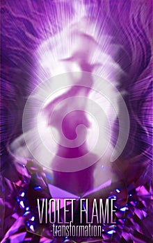 The Violet Flame of Saint Germain - Divine Energy - Transformation photo