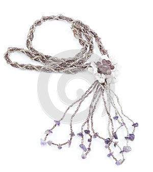 Violet Gemstone necklace