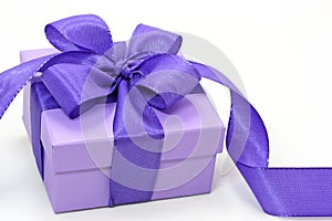 Violet gift box