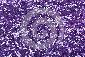 Violet giltter bokeh abstract background