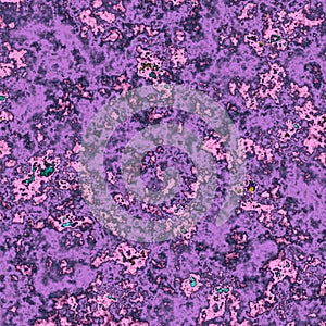 Violet ground plasma, cells, shapes, forms. Abstract background