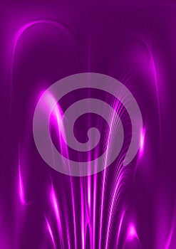 Violet luminescence photo