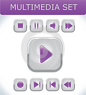 Violet multimedia set