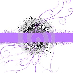 Violet purple copyspace background