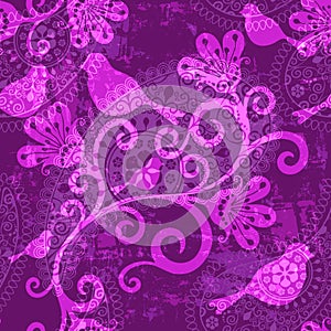 Violet repeating pattern