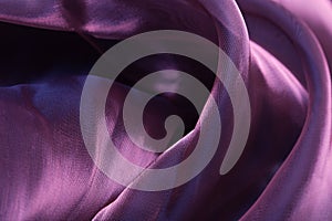 Violet silk drape, background