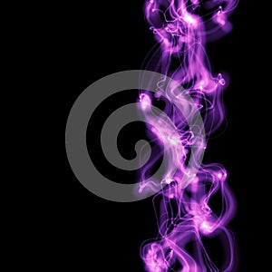 Violet smoke