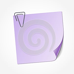 Violet sticky note